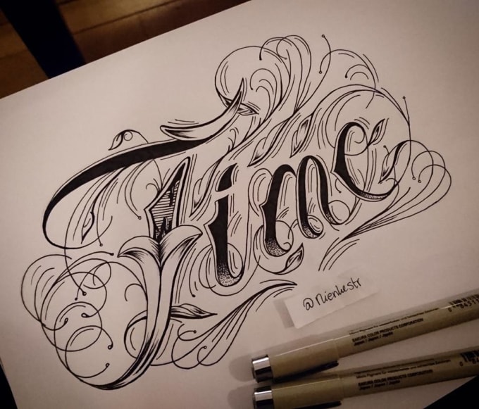 Gig Preview - Design your next lettering tattoo