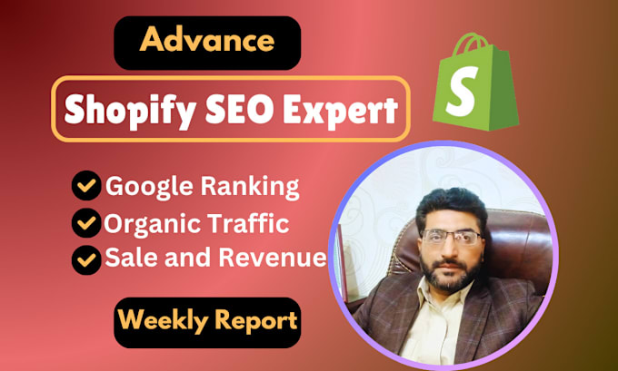 Gig Preview - Be the advance shopify SEO expert for your shopify website optimization