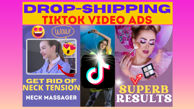 Gig Preview - Create tik tok dropshipping ads or promo tiktok video ads