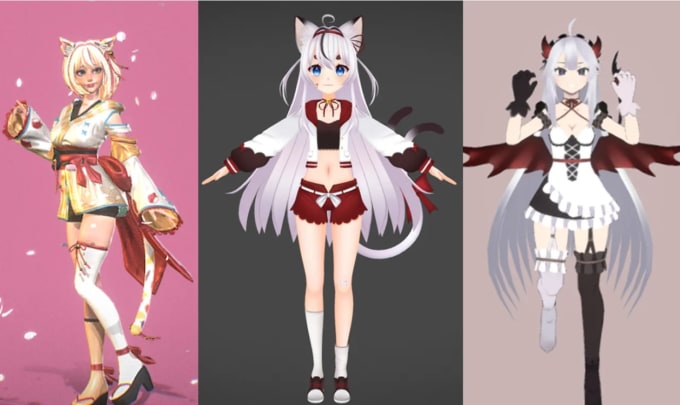 Bestseller - create 3d vtuber model, 3d vroid model, vr chat model