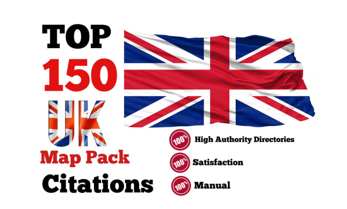 Gig Preview - Create top 150 UK map pack citations for local business