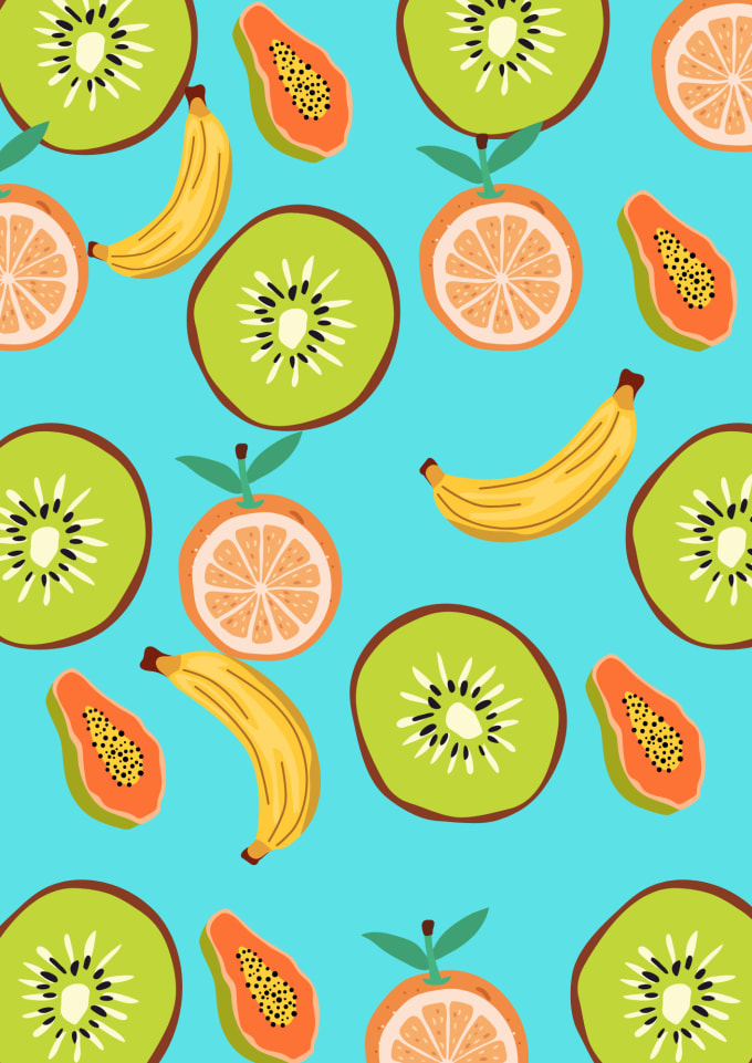 Gig Preview - Creat seamless fruit pattern, textile designs