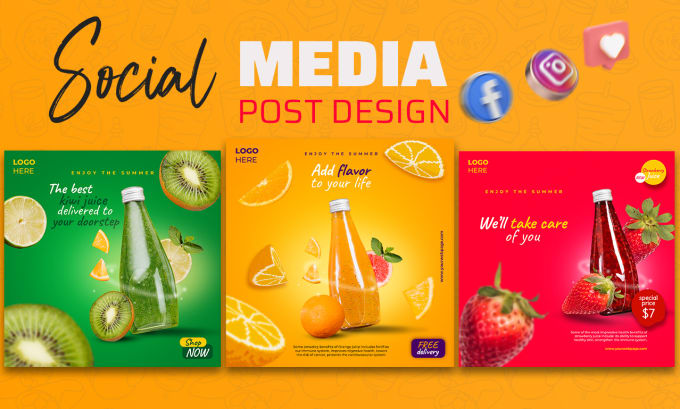 Bestseller - design social media posters, product banners, or ads