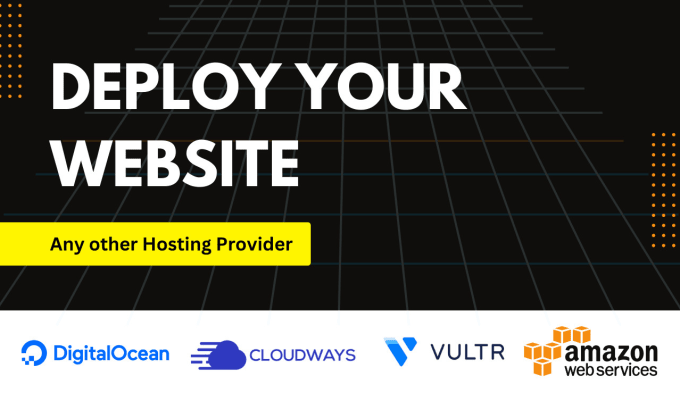 Gig Preview - Deploy your website on amazon aws or any vps