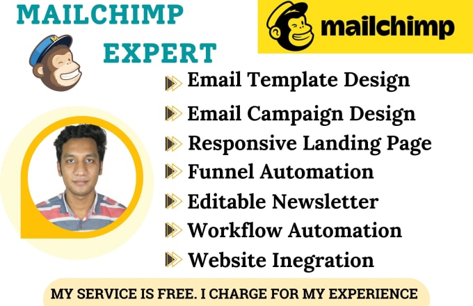 Gig Preview - Completely do mailchimp email marketing campaign