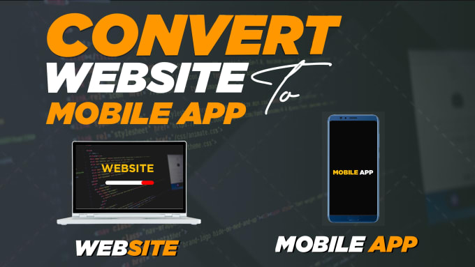 Gig Preview - Convert website to mobile app or webview app using webview