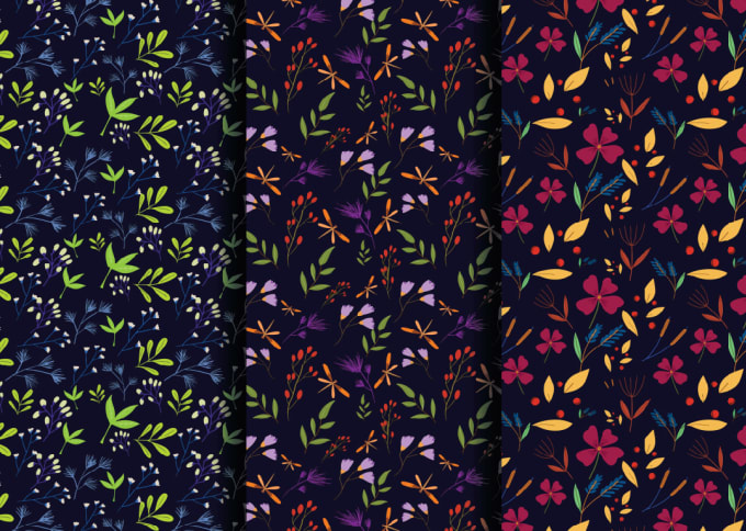 Gig Preview - Give you floral, repeat, fabric, seamless, pattern design