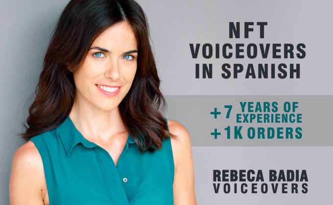 Gig Preview - Do your nft voiceover in spanish