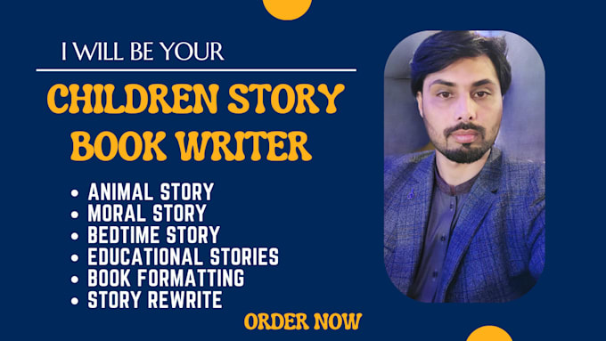 Gig Preview - Be your children book ghost writer, kids book writer and short story writer