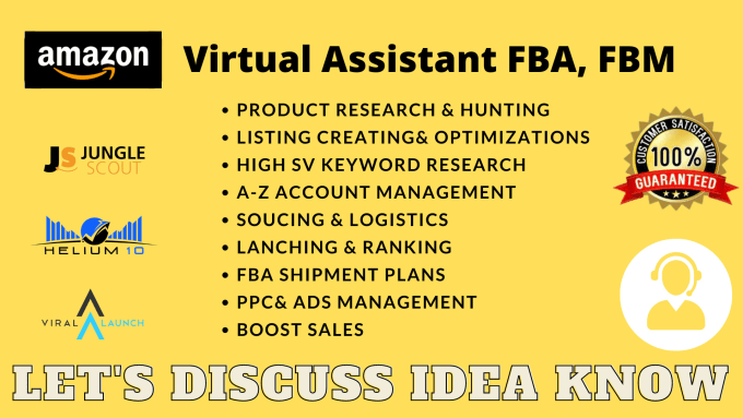 Gig Preview - Be your amazon fba virtual assistant for amazon fba store