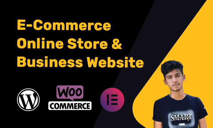 Gig Preview - Build ecommerce online store business website with wordpress woocommerce