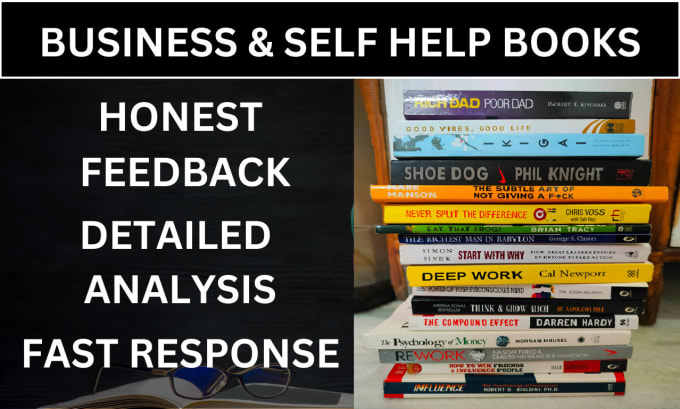 Gig Preview - Beta read your business and self help book provide honest feedback