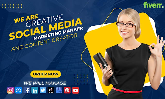 Gig Preview - Be your social media marketing manager