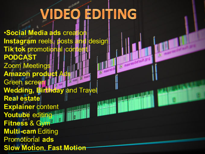 Gig Preview - Edit your videos professionally