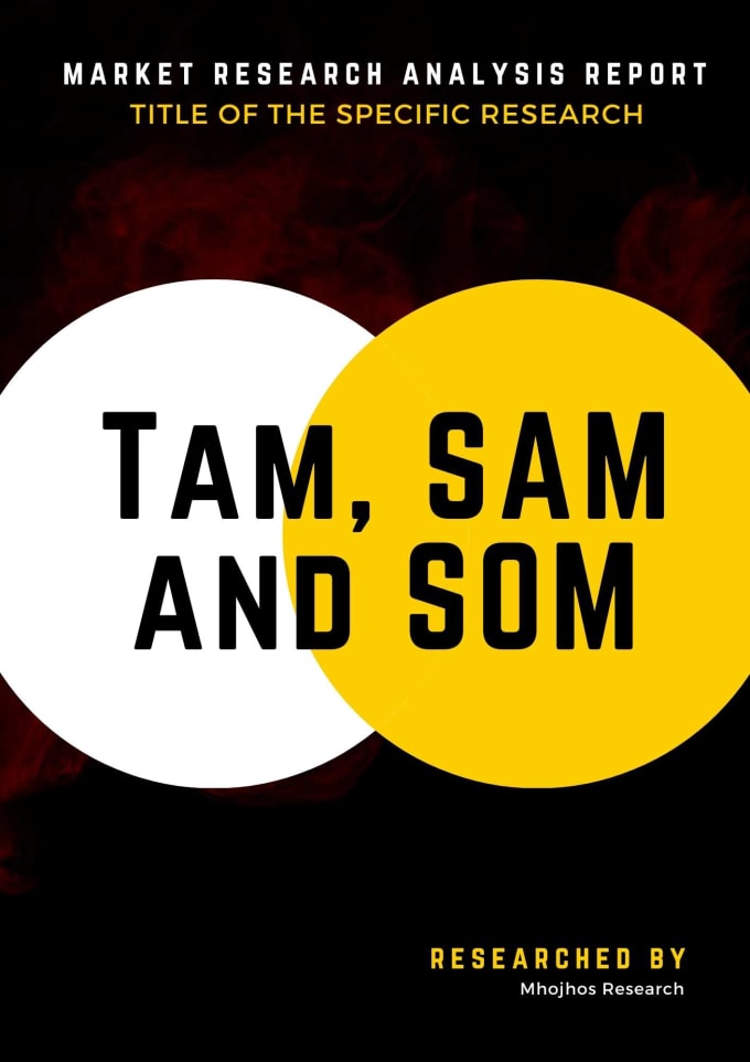 Gig Preview - Analyze your tam, sam and som for your products and services in any industry