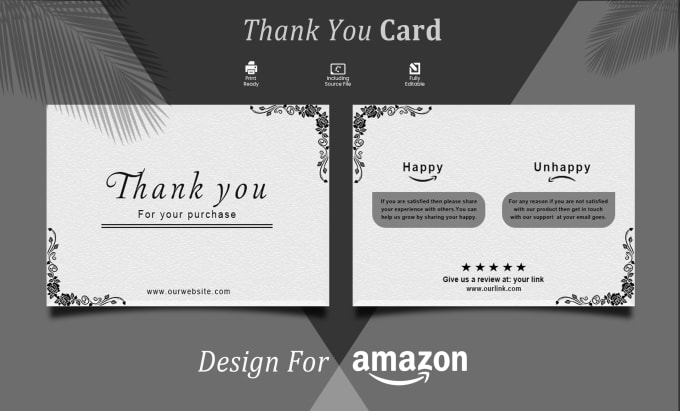 Gig Preview - Design unique business card and thank you card