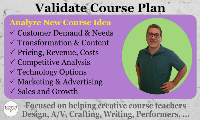 Gig Preview - Validate your new online course idea to maximize your opportunity and success