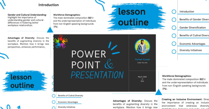 Gig Preview - Make, redesign a powerpoint presentation within 24 hours