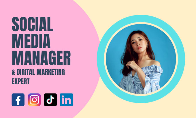 Gig Preview - Be social media manager and digital marketing expert