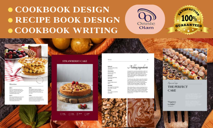 Bestseller - design and write recipes for cookbook recipe book with ebook