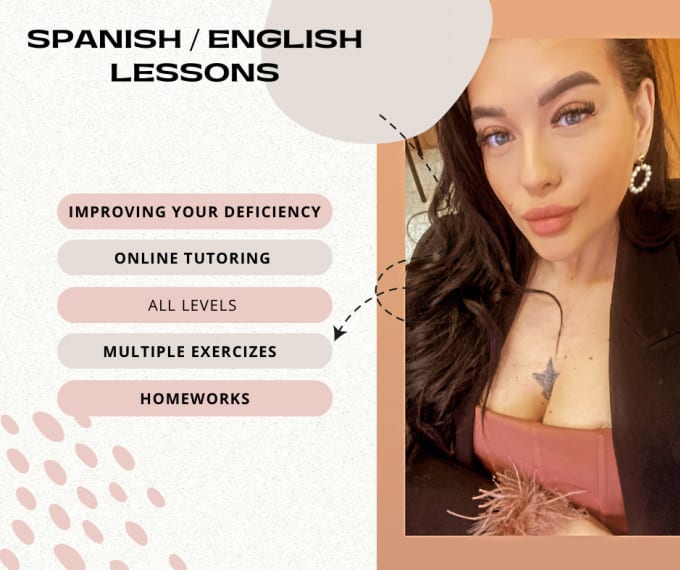 Gig Preview - Be your online spanish arabic french teacher