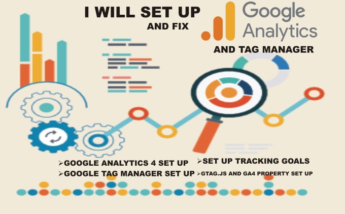 Gig Preview - Set up or fix your google analytics