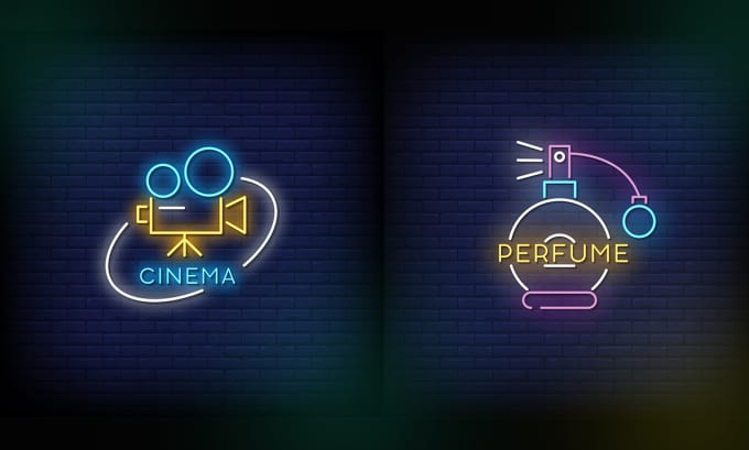 Gig Preview - Make neon lighting effects, text, logo, 80s or neon icons