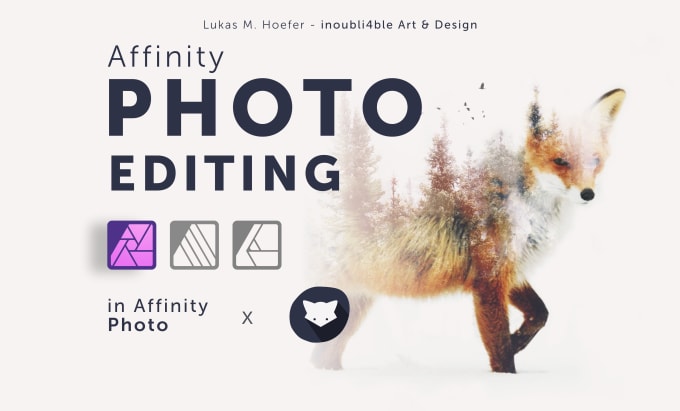 Gig Preview - Edit your photo in affinity photo