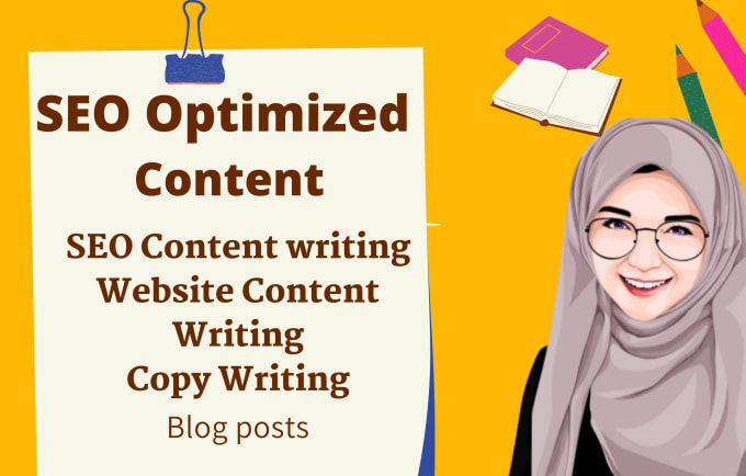 Gig Preview - Write SEO content for your website, blogs, and articles