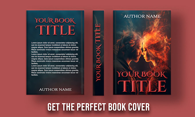 Gig Preview - Design a romance or fantasy book cover in any style