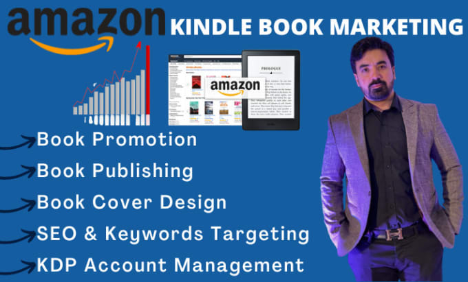 Gig Preview - Publish, promote your book on amazon and kindle KDP