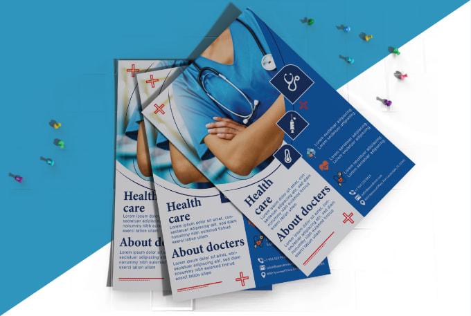 Gig Preview - Design professional business flyer, medical, hospital  flyer