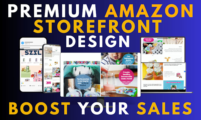 Gig Preview - Create amazon storefront design amazon brand store setup amazon storefront