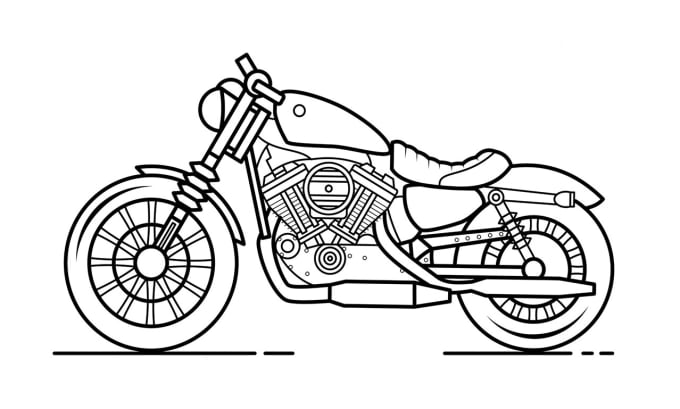 Gig Preview - Draw vector line art illustration and cnc, blueprint