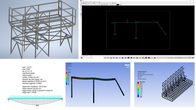 Gig Preview - Do cfd, fea, finite element simulations in abaqus, ansys, solidworks, linpro