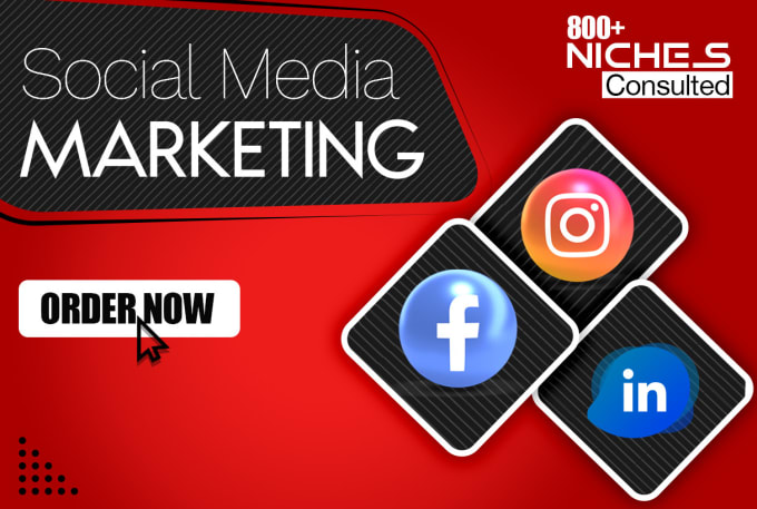 Gig Preview - Be your social media marketing manager and content creator