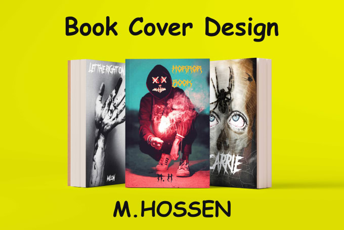 Gig Preview - Do horror books, children and romance book cover design