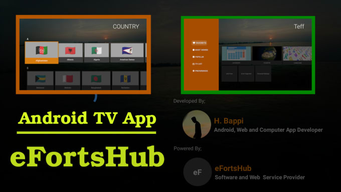 Gig Preview - Create android smart TV application for you