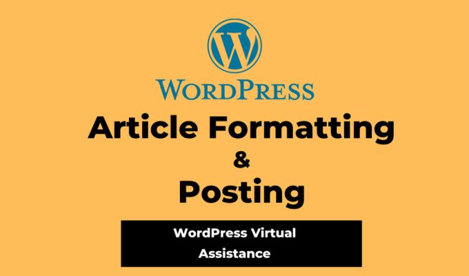 Bestseller - do wordpress article formatting as an expert