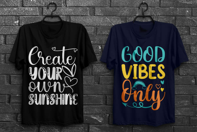 Gig Preview - Create amazing  typography t shirt design