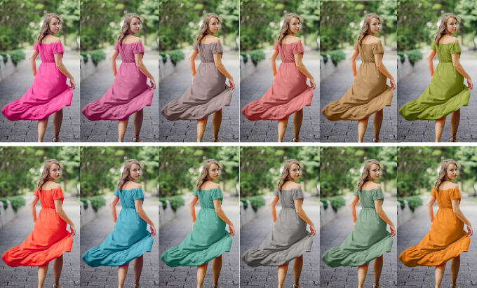 Gig Preview - Do object color change photoshop