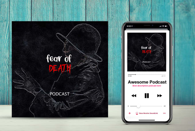 Gig Preview - Create attractive podcast cover art