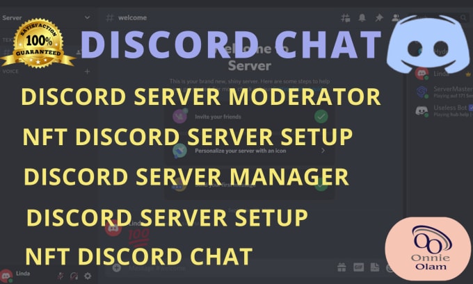 Gig Preview - Chat on your discord server, nft discord server setup, discord moderator