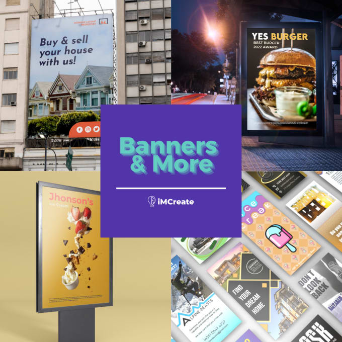 Gig Preview - Design eye catching banners and cover art for your business