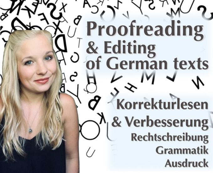 Gig Preview - Perfectly proofread and edit german texts