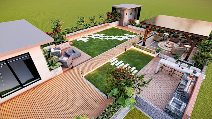 Gig Preview - Do landscape design, backyard, patio and garden design