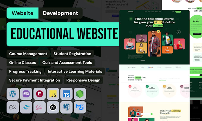 Gig Preview - Create educational and academic websites for all institutes