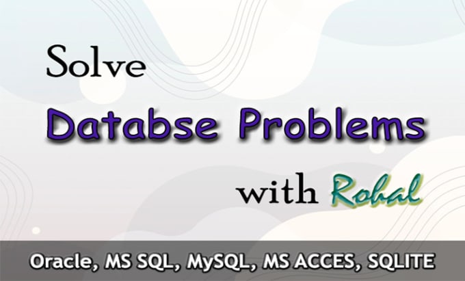 Gig Preview - Help you with database tasks