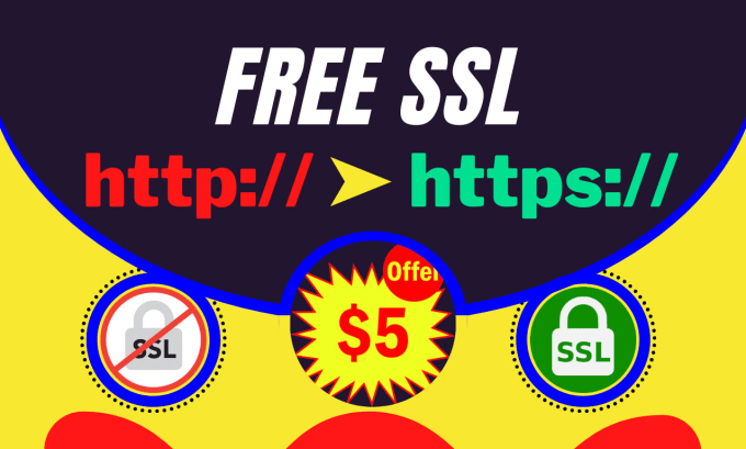 Gig Preview - Install a lifetime free SSL certificate and make it http to https