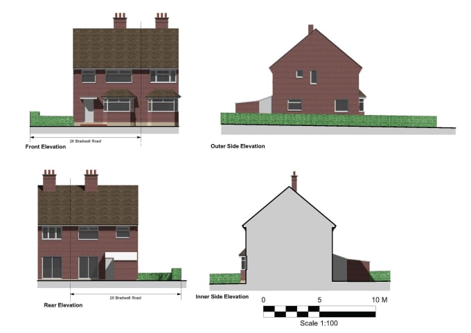 Gig Preview - Do planning permission drawings, building regulations, structural calculations